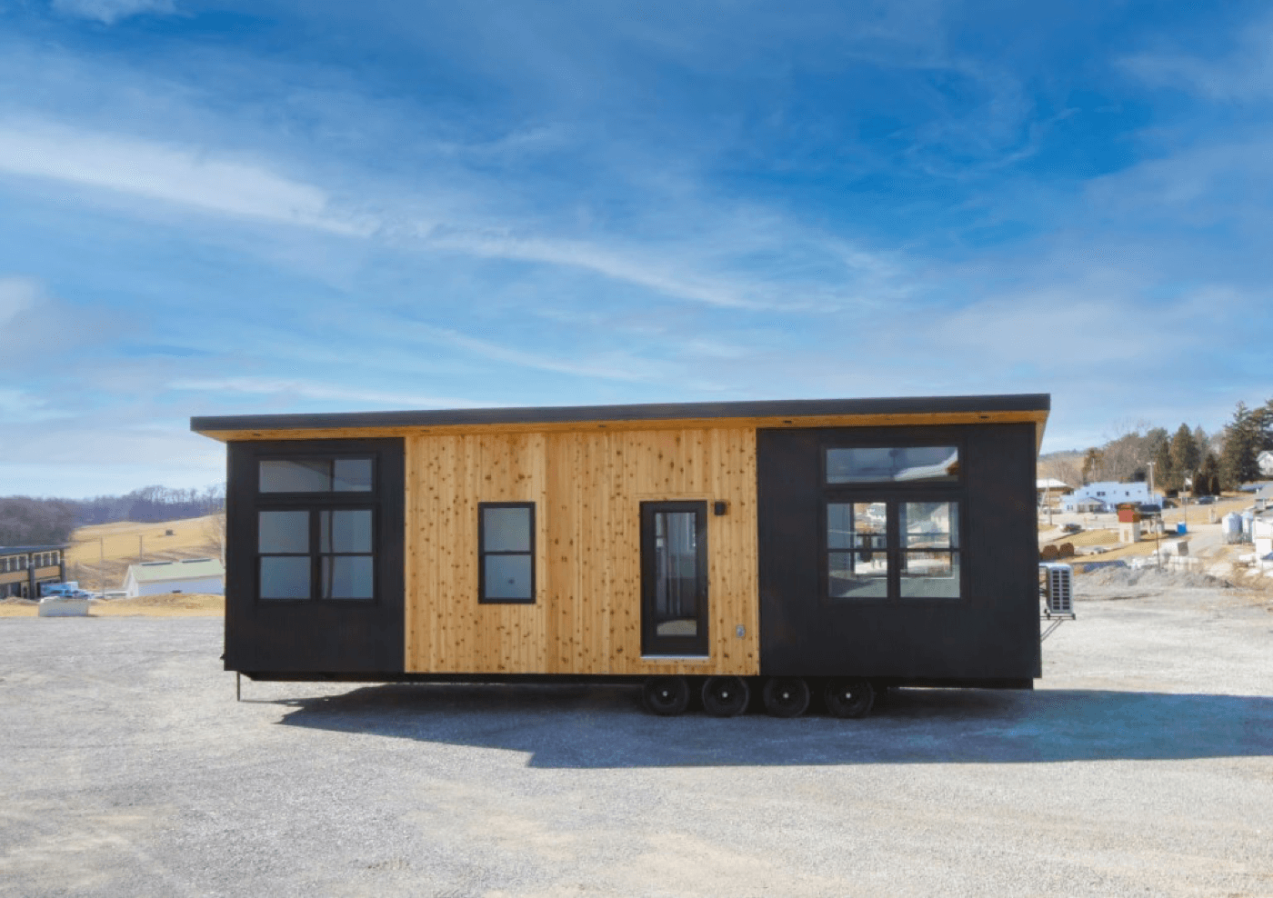 Open West Texas prairie horizon near Spur, America's first tiny-house-friendly town in Dickens County, Texas.